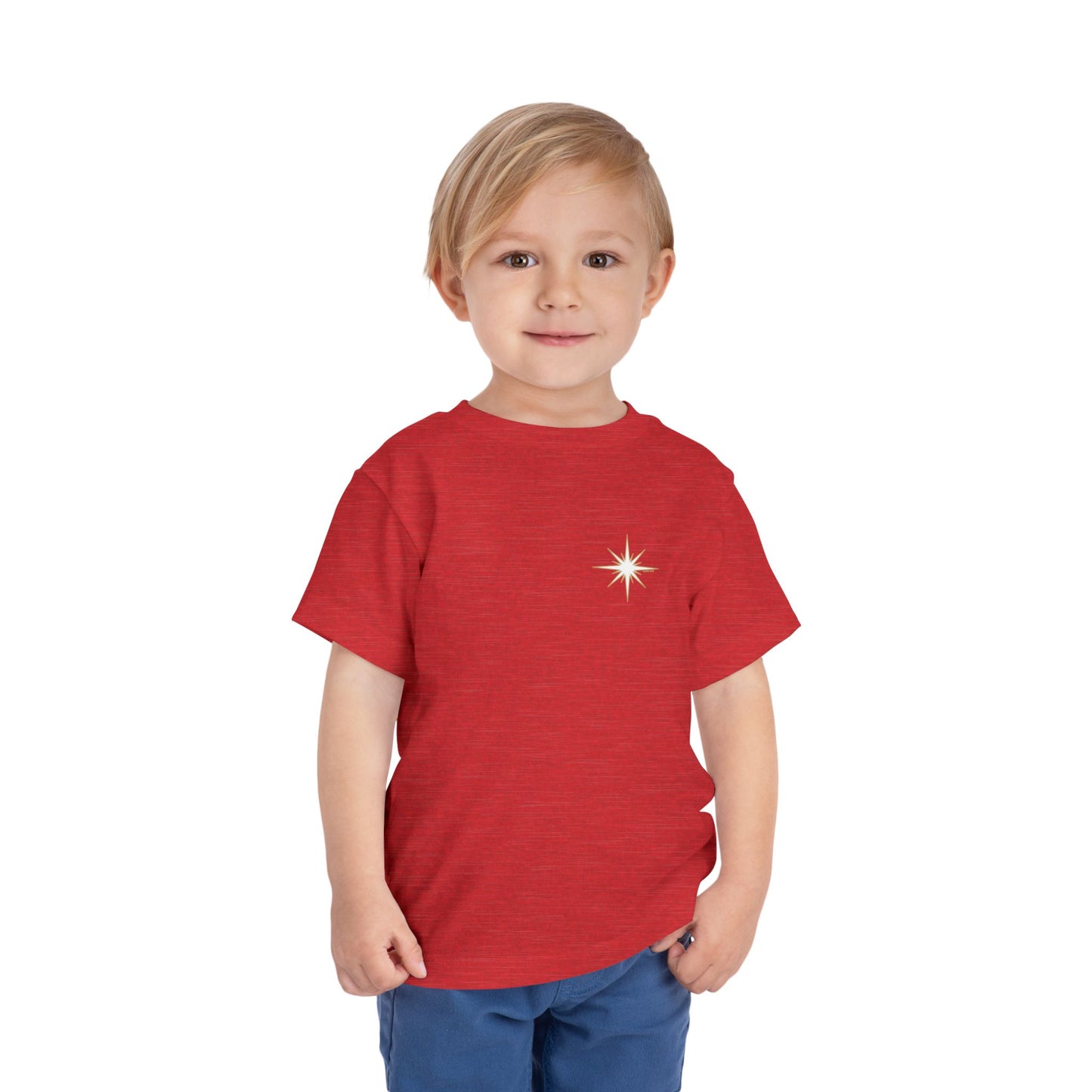 For We Saw His Star Toddler Short Sleeve Tee