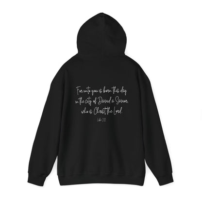 Luke 2:11 Nativity Hooded Sweatshirt