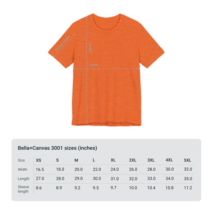 "Jesus Saved Me" Unisex Jersey Short Sleeve Tee