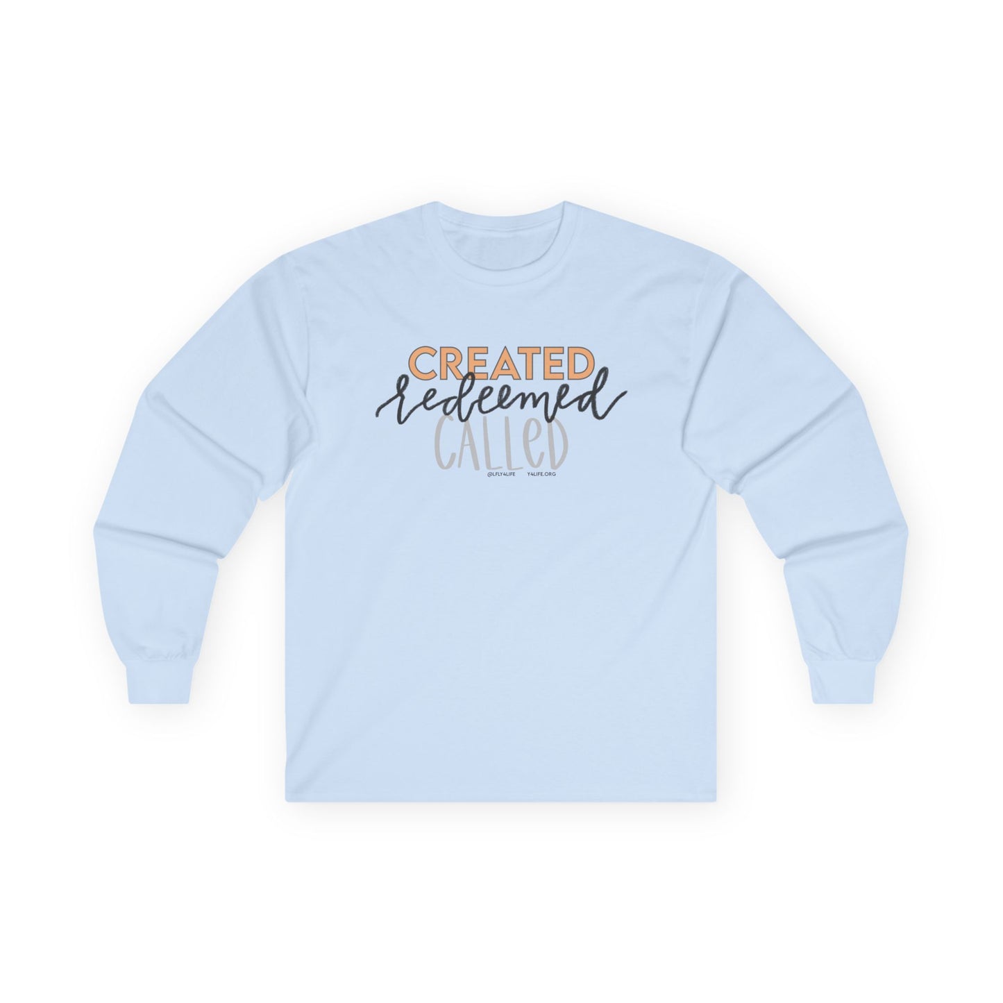 Created Redeemed Called Long Sleeve Tee