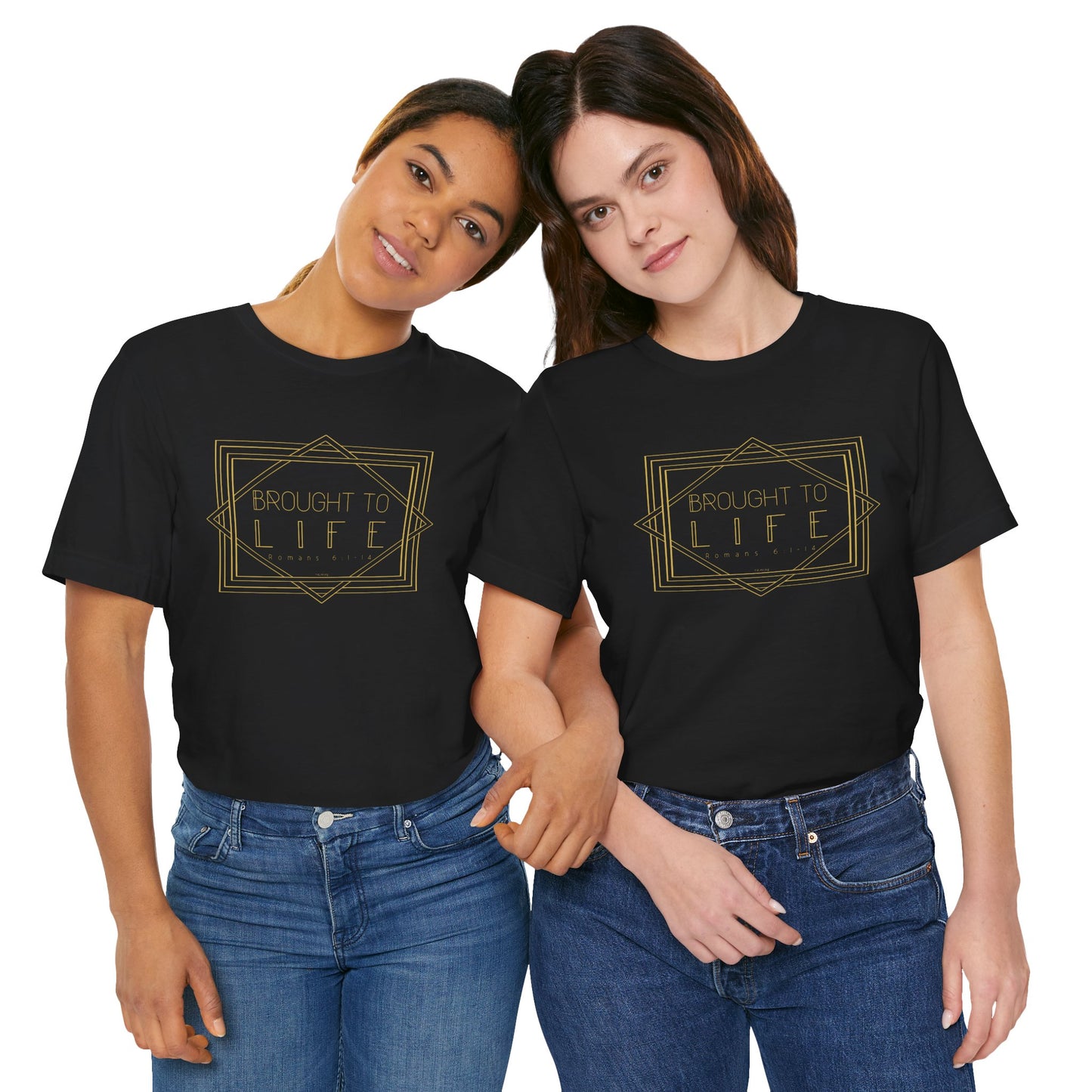 "Brought to Life" Unisex Jersey Short Sleeve Tee