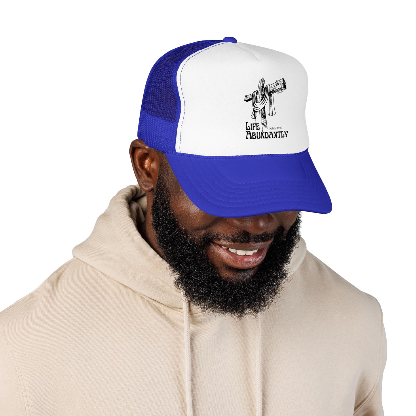 Life Abundantly Foam Trucker Hat