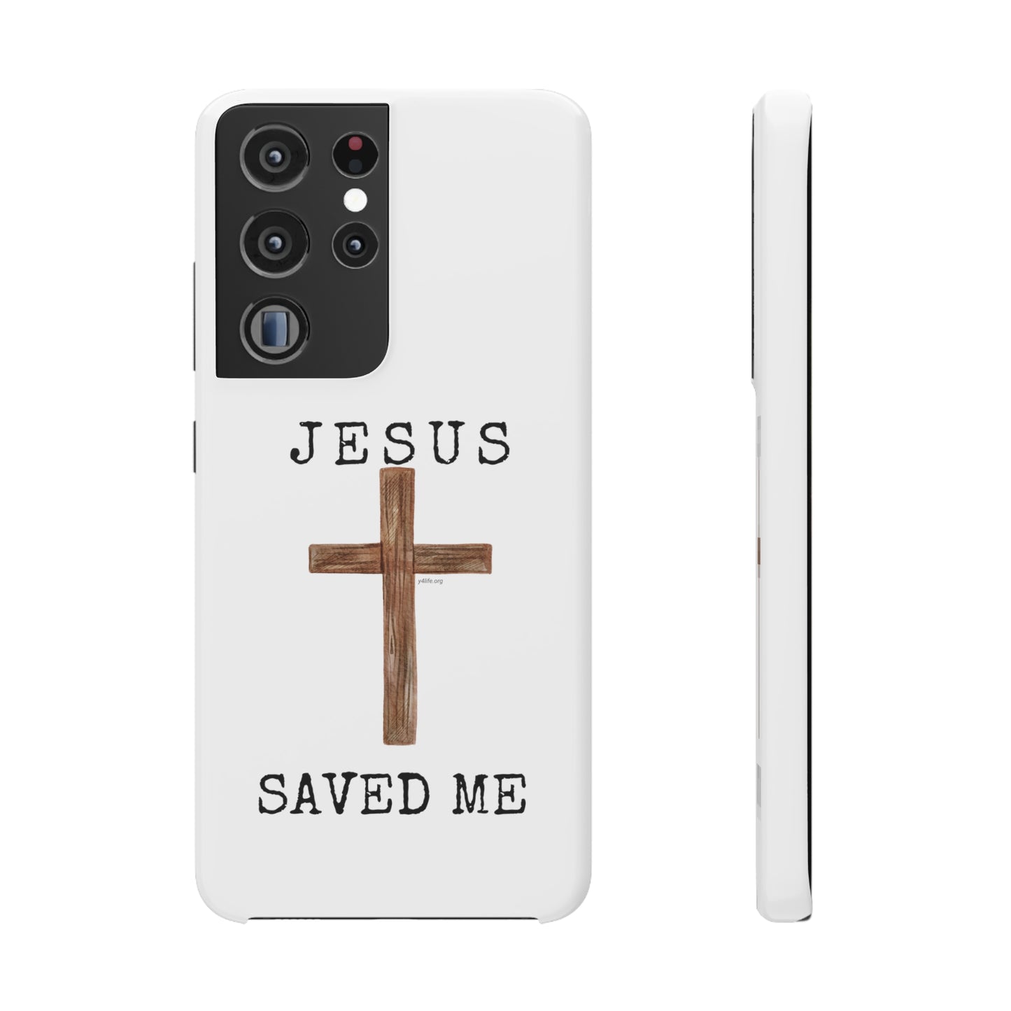 Jesus Saved Me Snap Cases