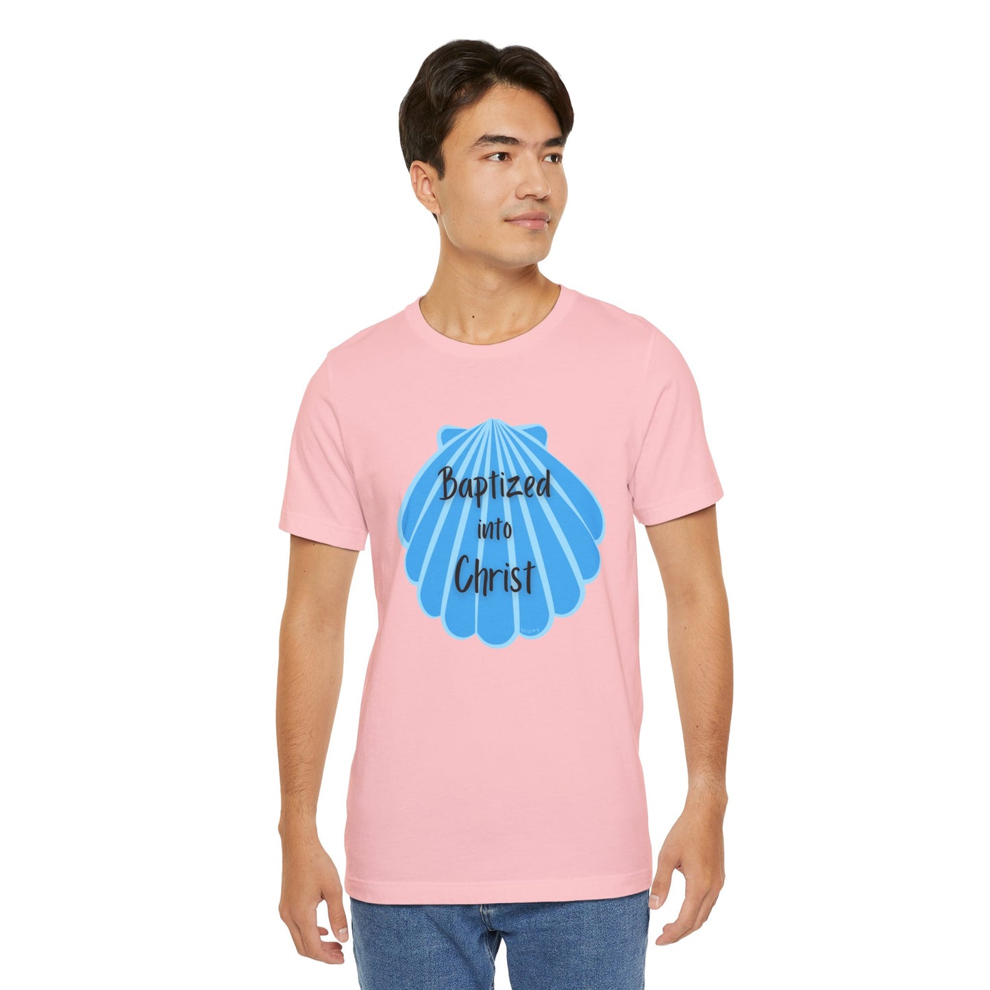 "Baptized into Christ" Unisex Jersey Short Sleeve Tee