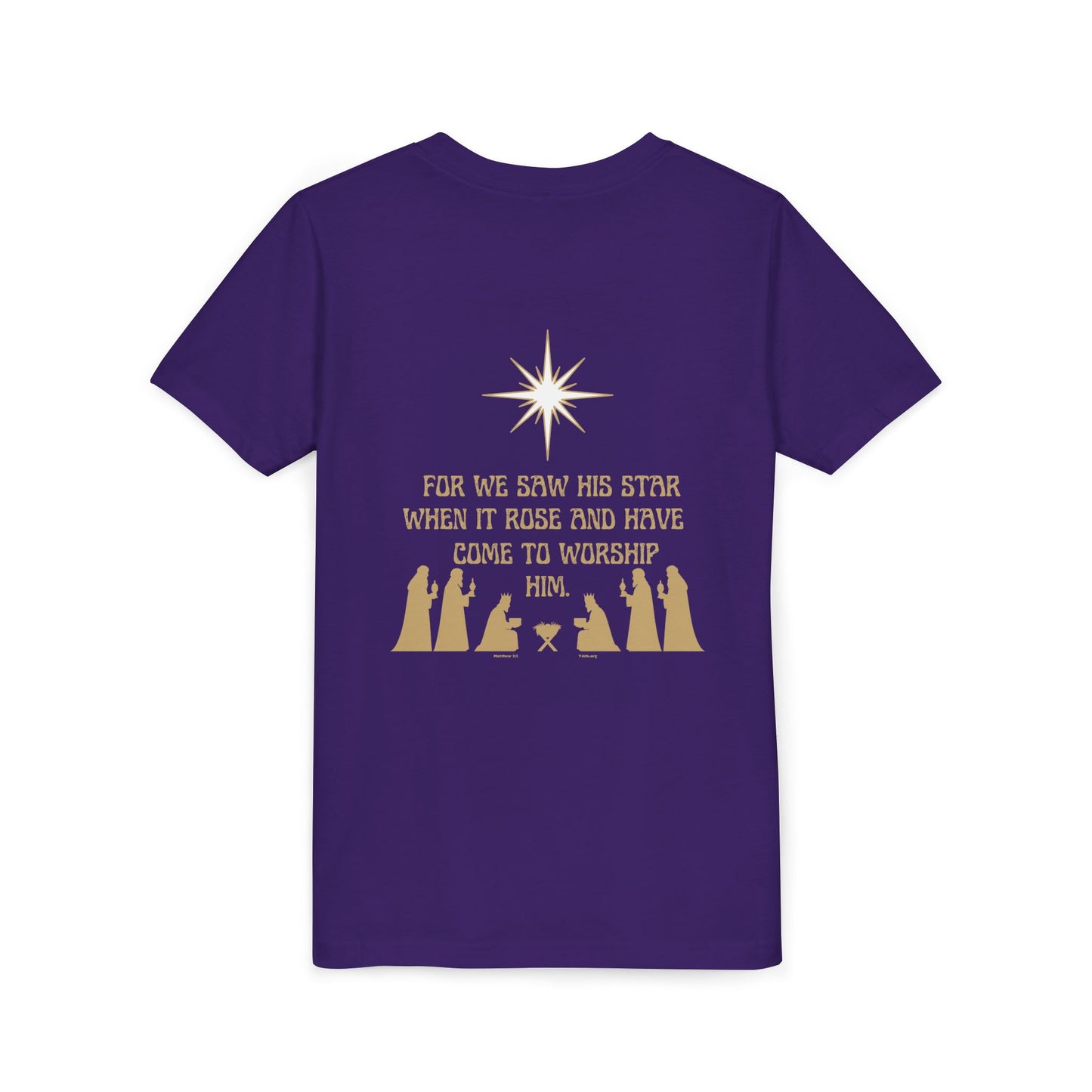 For We Saw His Star Youth Short Sleeve Tee