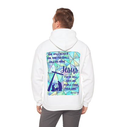 Matthew 1:21 Hooded Sweatshirt