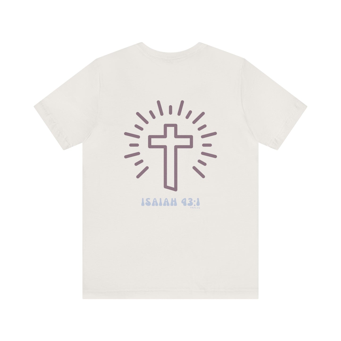 Isaiah 43:1 Unisex Jersey Short Sleeve Tee