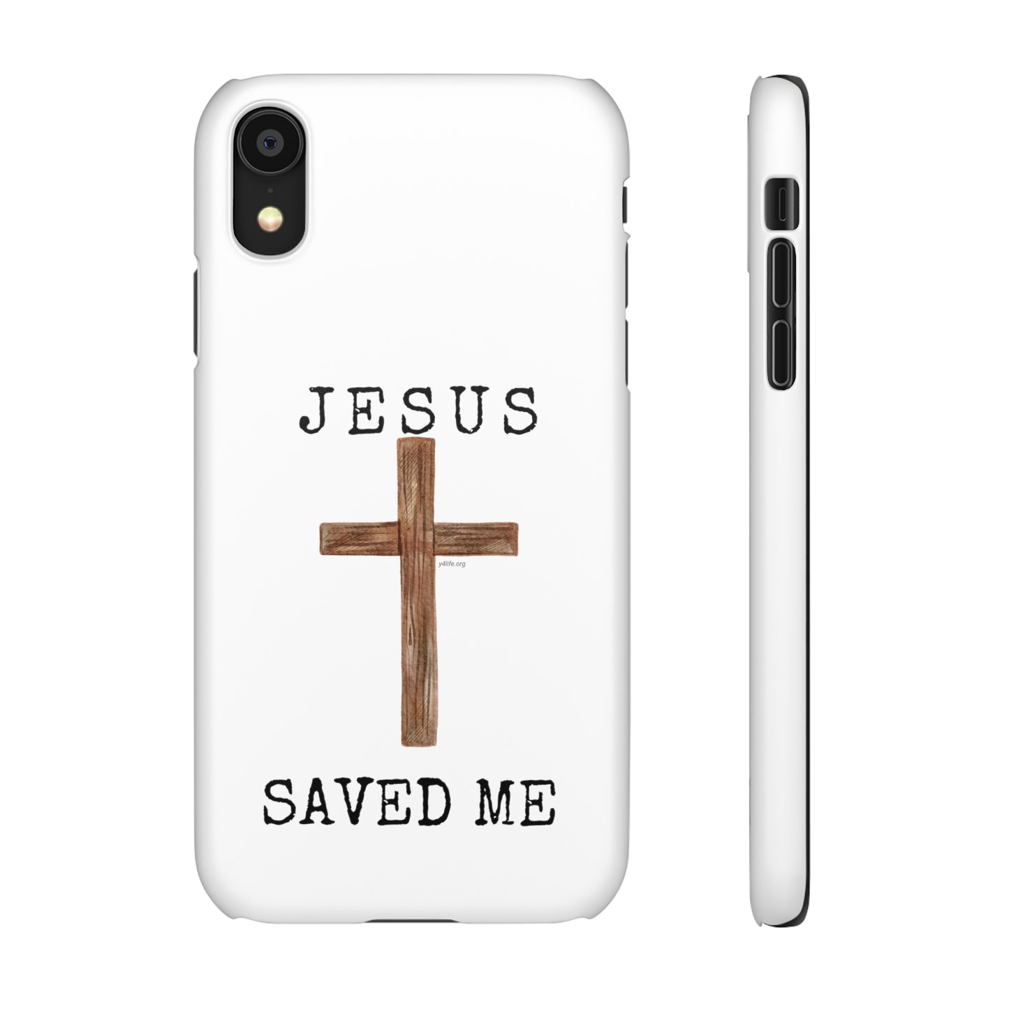 Jesus Saved Me Snap Cases