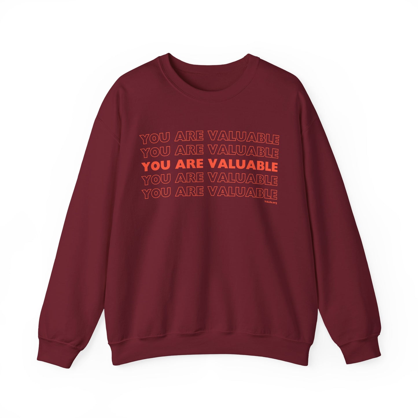 You Are Valuable Crewneck Sweatshirt