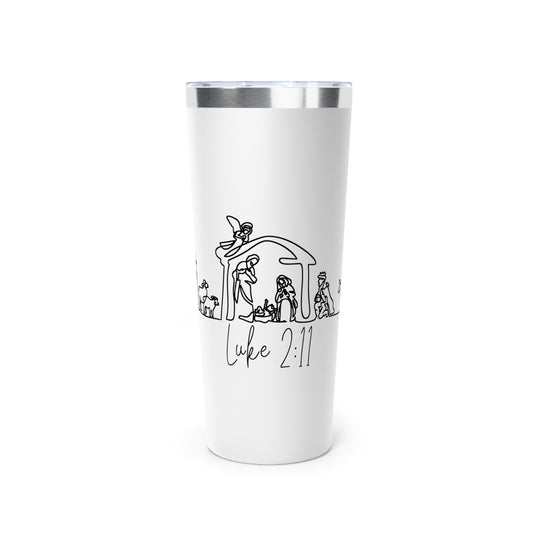 Luke 2:11 Copper Vacuum Insulated Tumbler