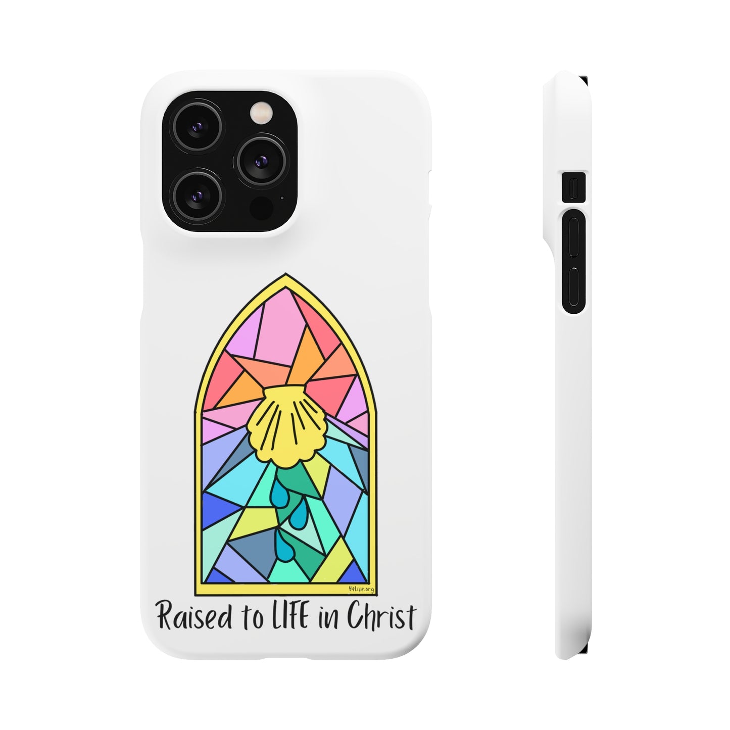 "Raised to Life in Christ" Snap Cases