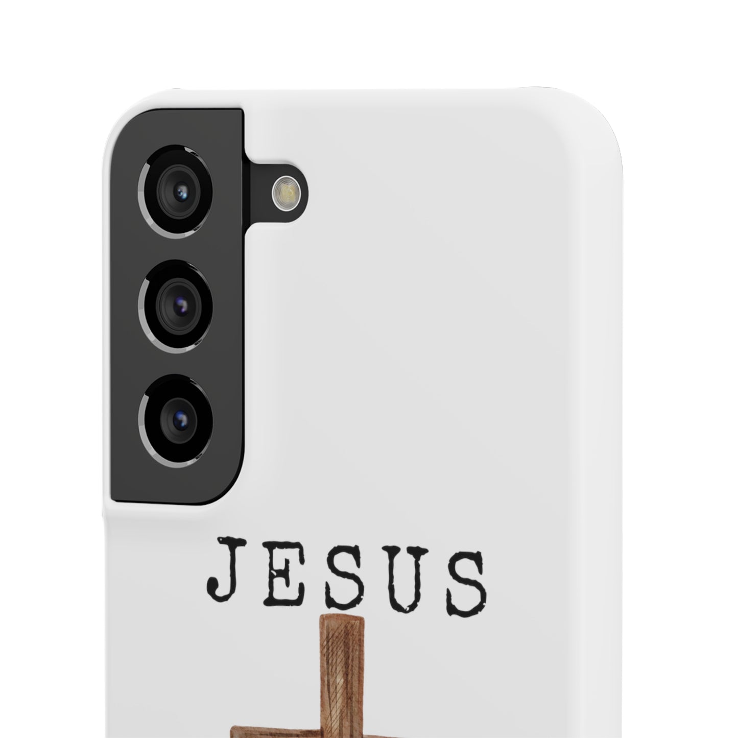 Jesus Saved Me Snap Cases