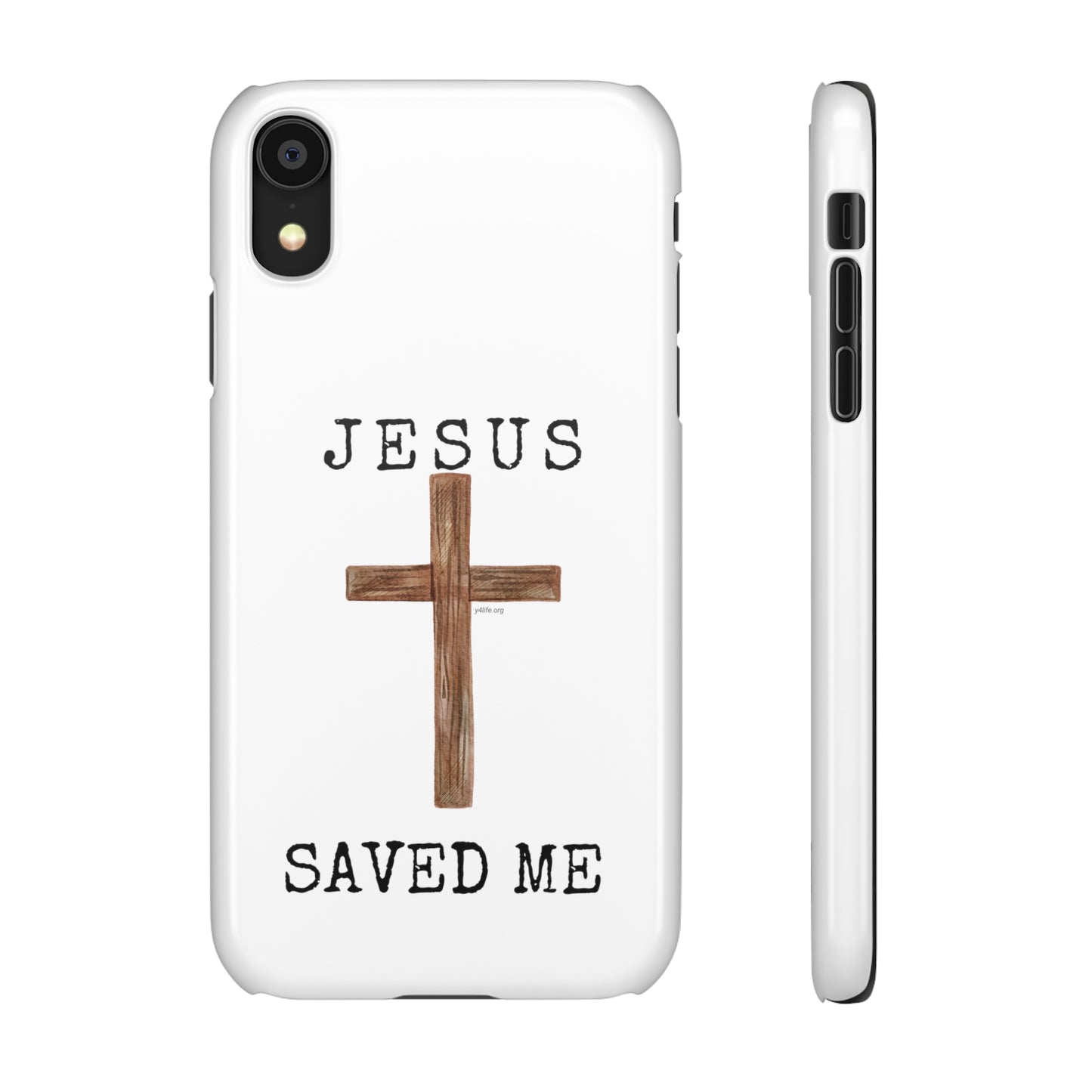 Jesus Saved Me Snap Cases