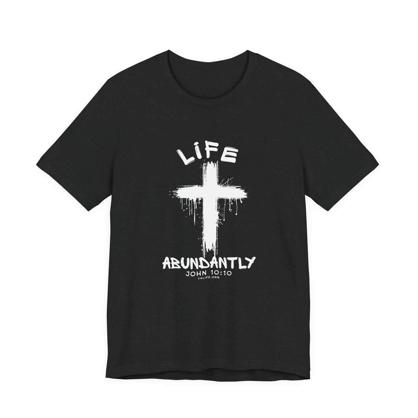 Life Abundantly Single Color Short Sleeve Tee