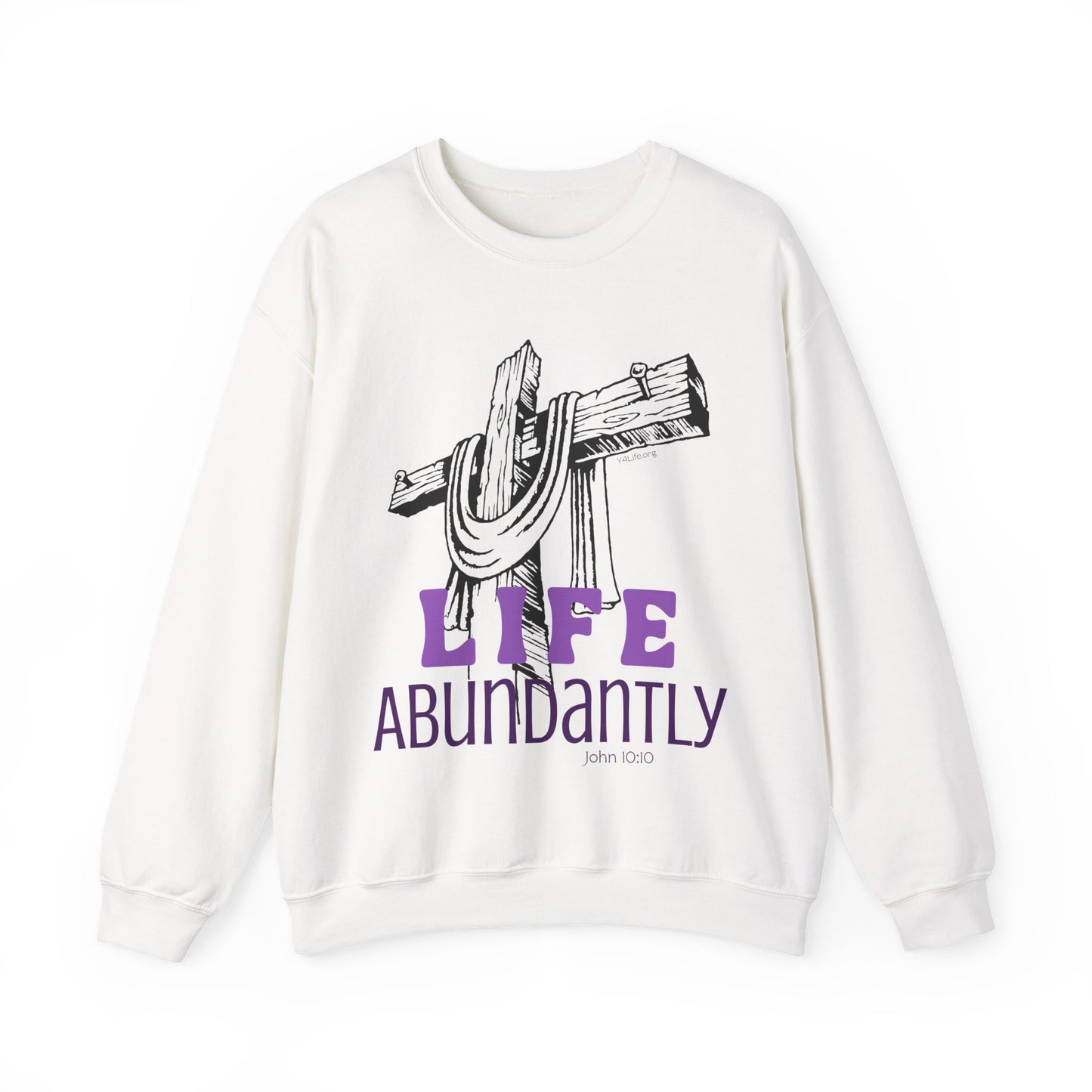 Life Abundantly Monochrome Crewneck Sweatshirt