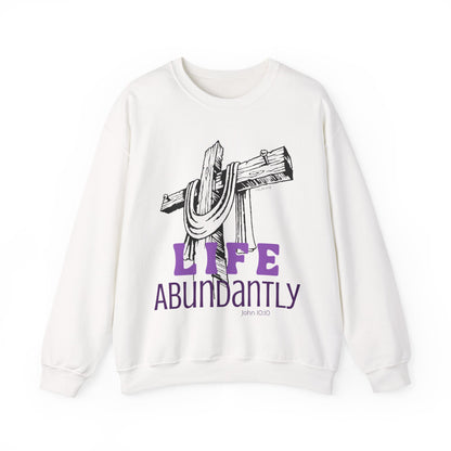 Life Abundantly Monochrome Crewneck Sweatshirt