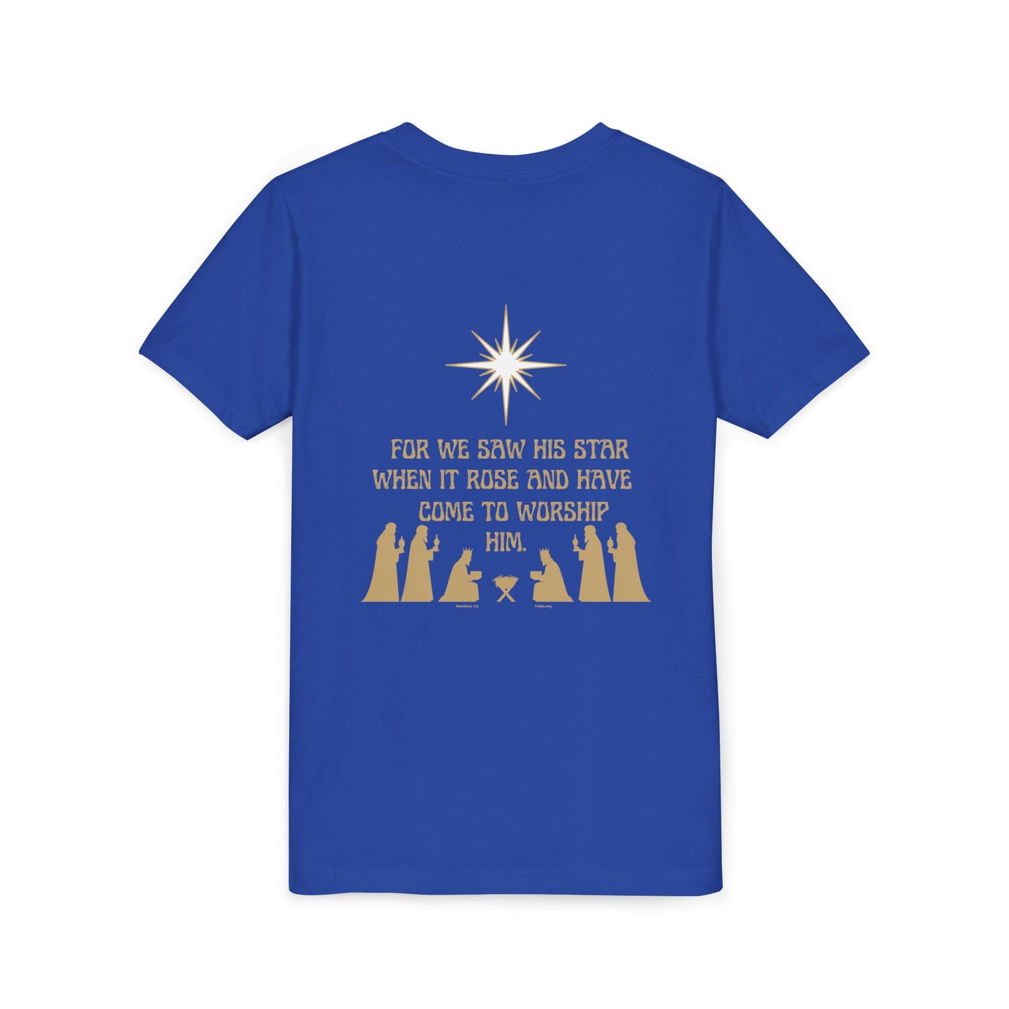 For We Saw His Star Youth Short Sleeve Tee