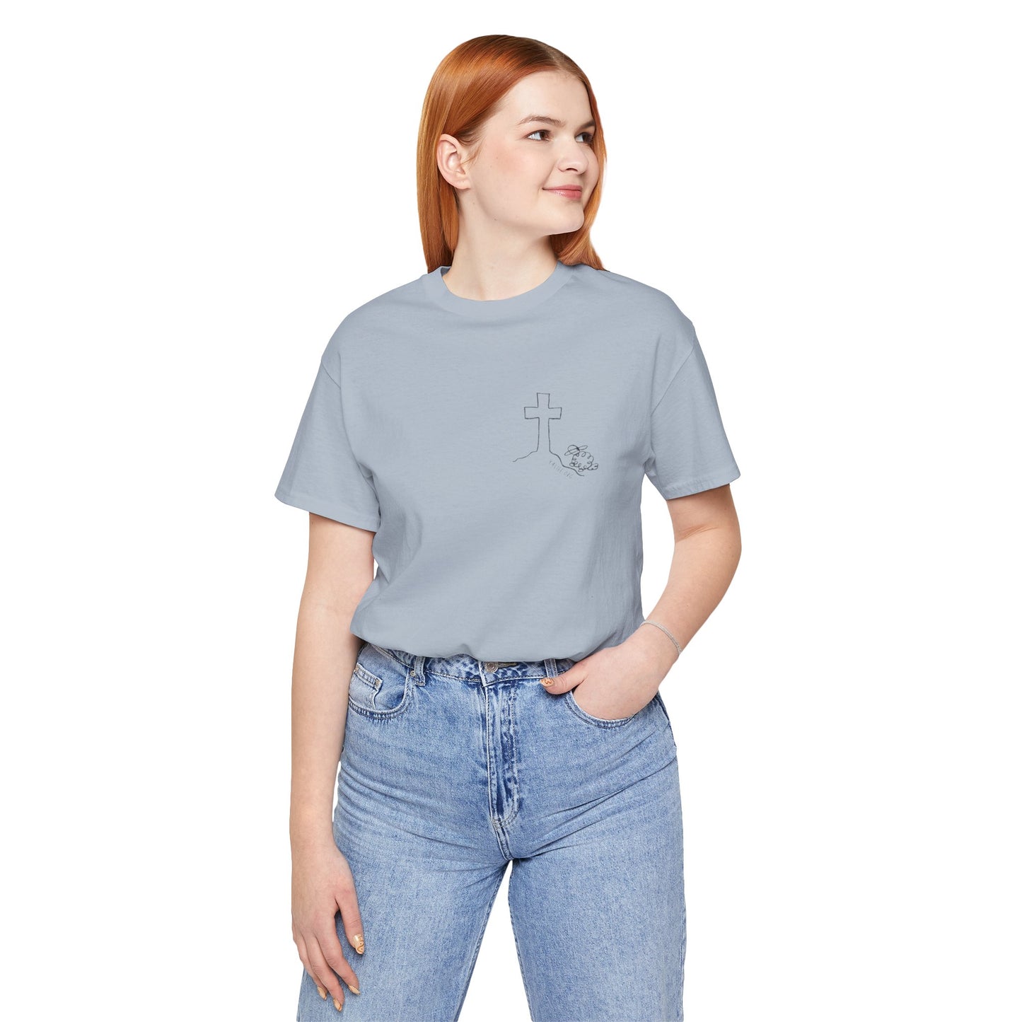 That They May Have Life Unisex Jersey Short Sleeve Tee