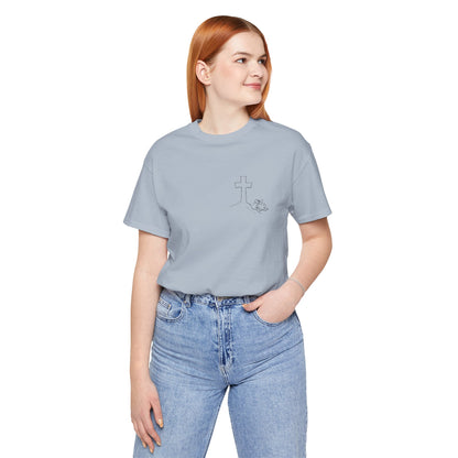 That They May Have Life Unisex Jersey Short Sleeve Tee