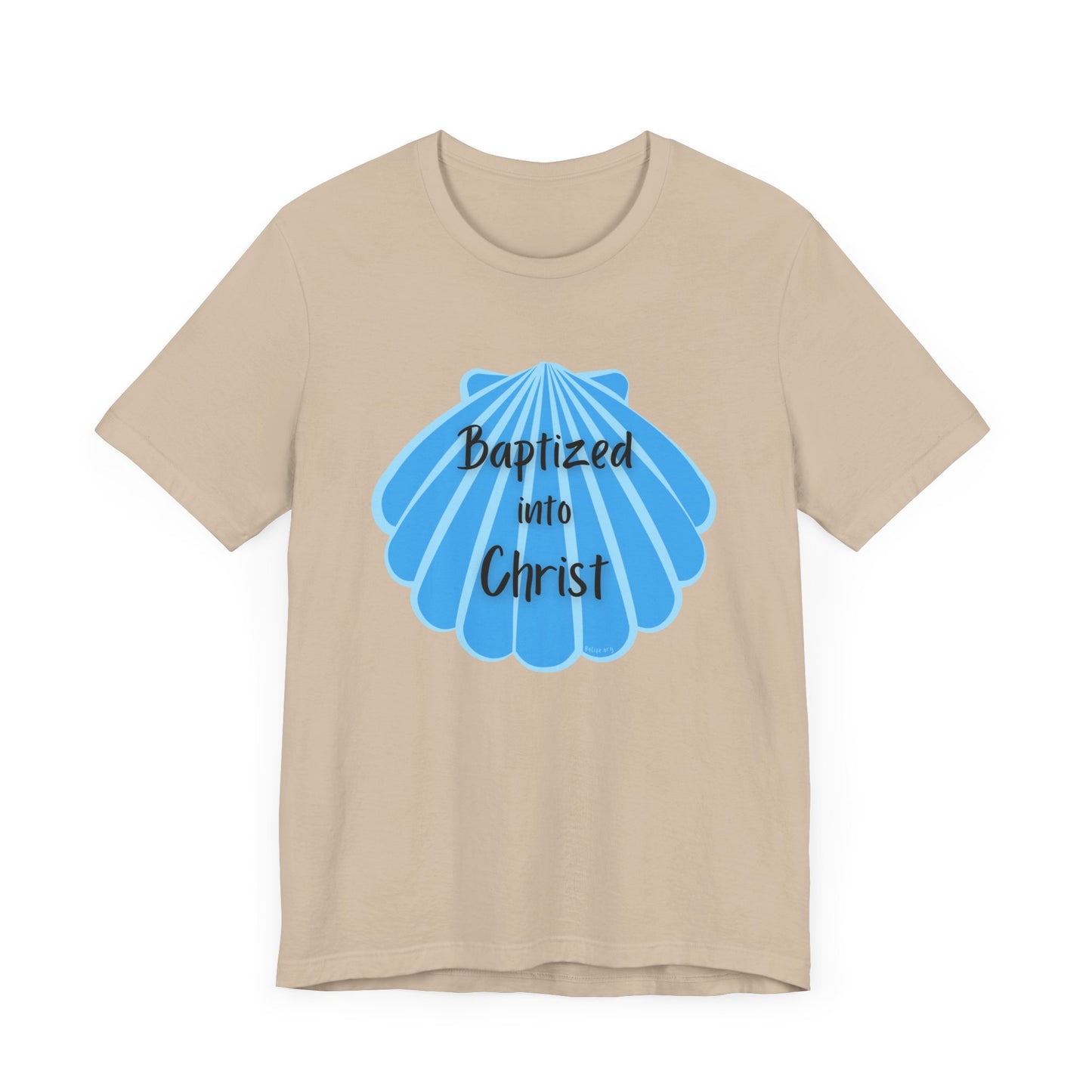 "Baptized into Christ" Unisex Jersey Short Sleeve Tee
