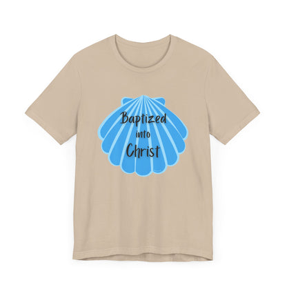 "Baptized into Christ" Unisex Jersey Short Sleeve Tee