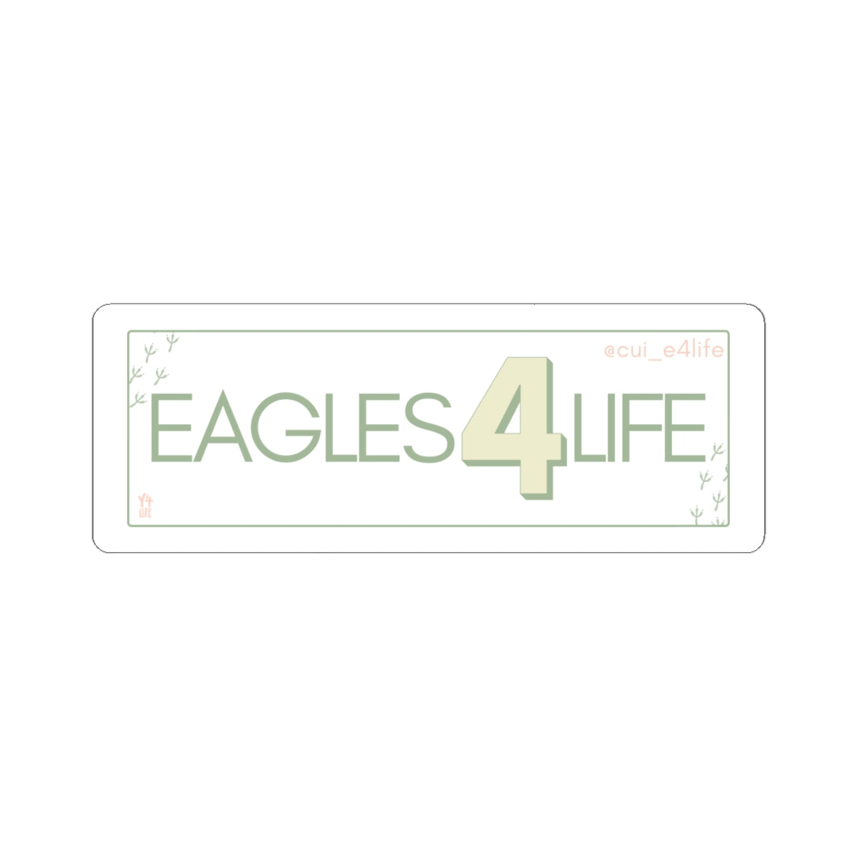 Eagles 4 Life Team Bumper Sticker
