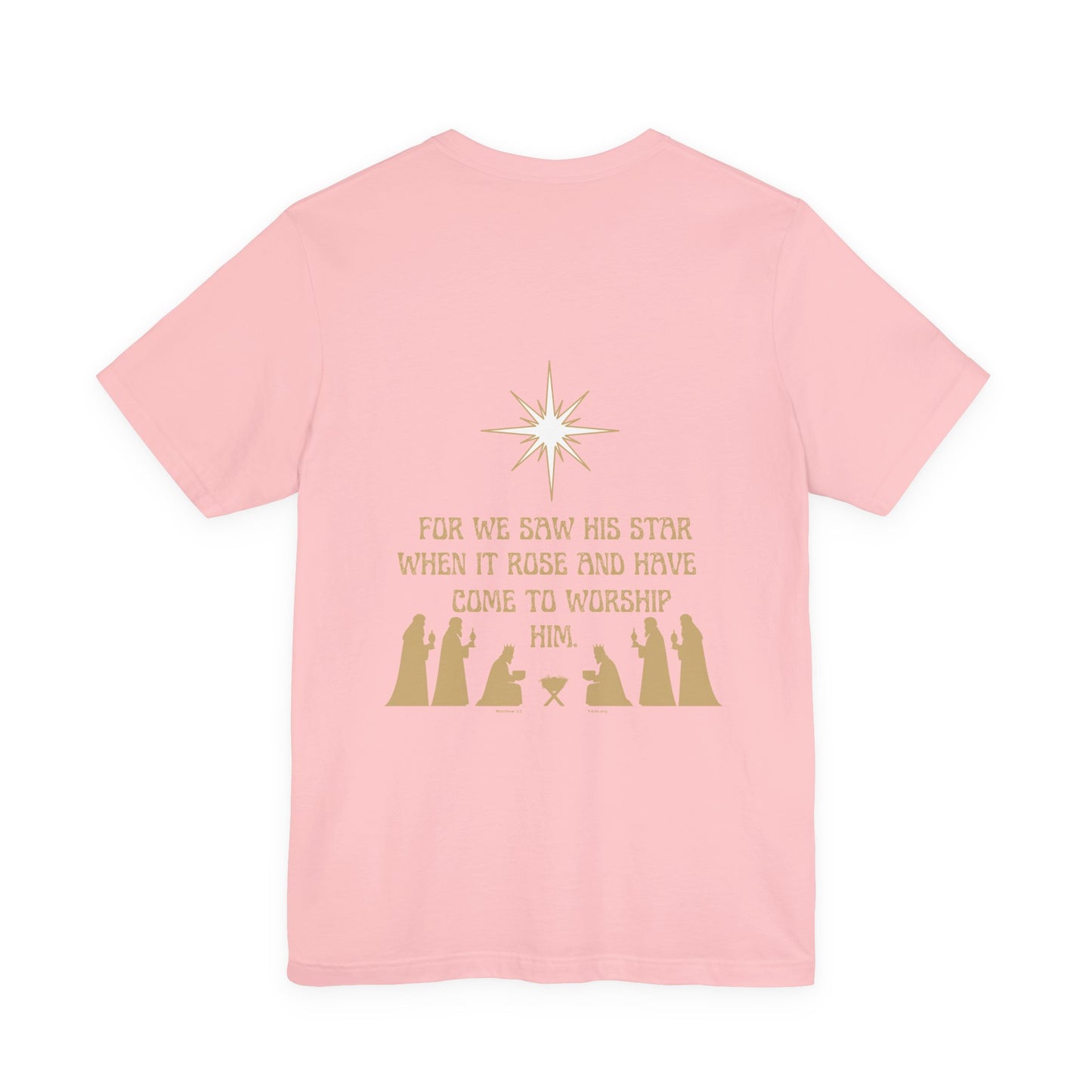 For We Saw His Star Short Sleeve Tee