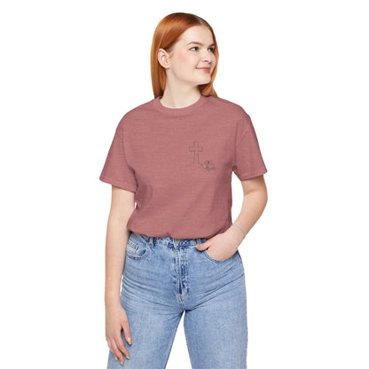 That They May Have Life Unisex Jersey Short Sleeve Tee