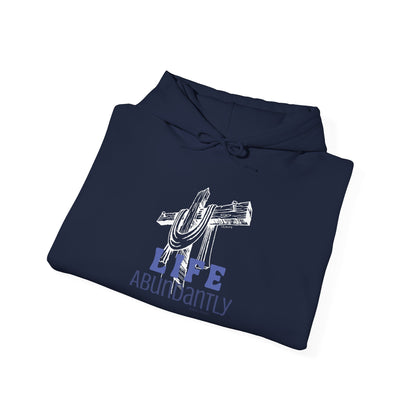 Life Abundantly Monochrome Hooded Sweatshirt