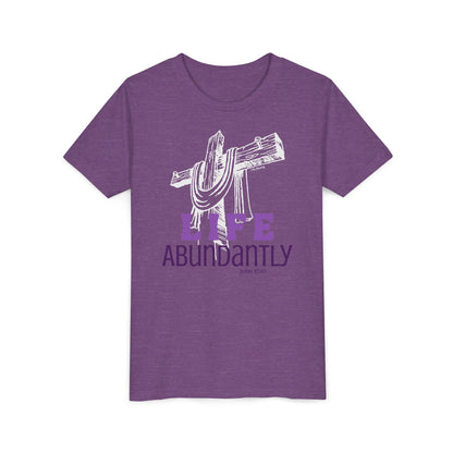 Life Abundantly Monochrome Youth Short Sleeve Tee
