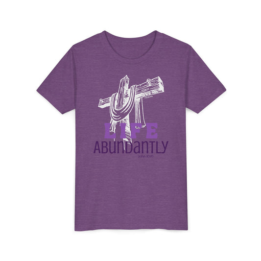 Life Abundantly Monochrome Youth Short Sleeve Tee