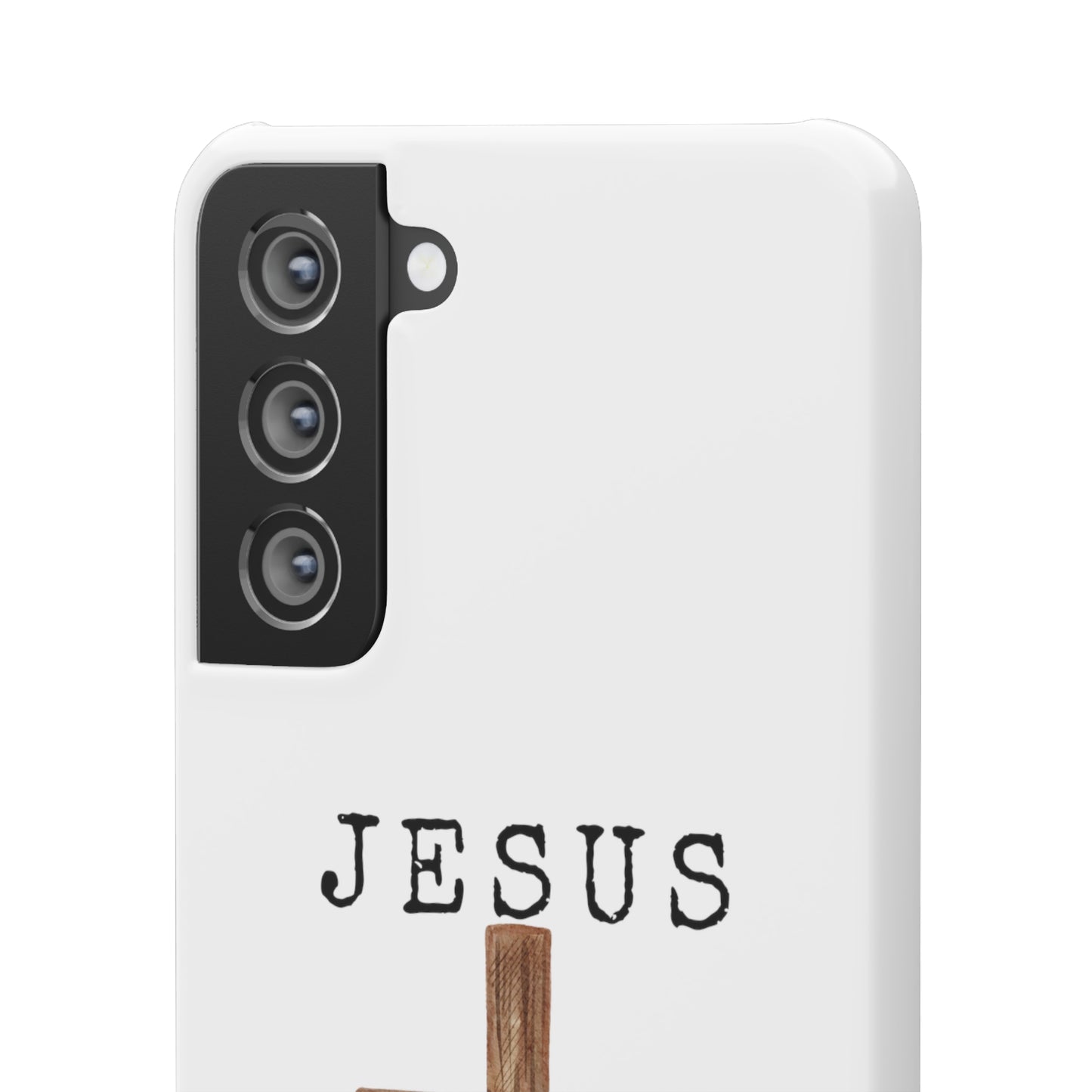 Jesus Saved Me Snap Cases