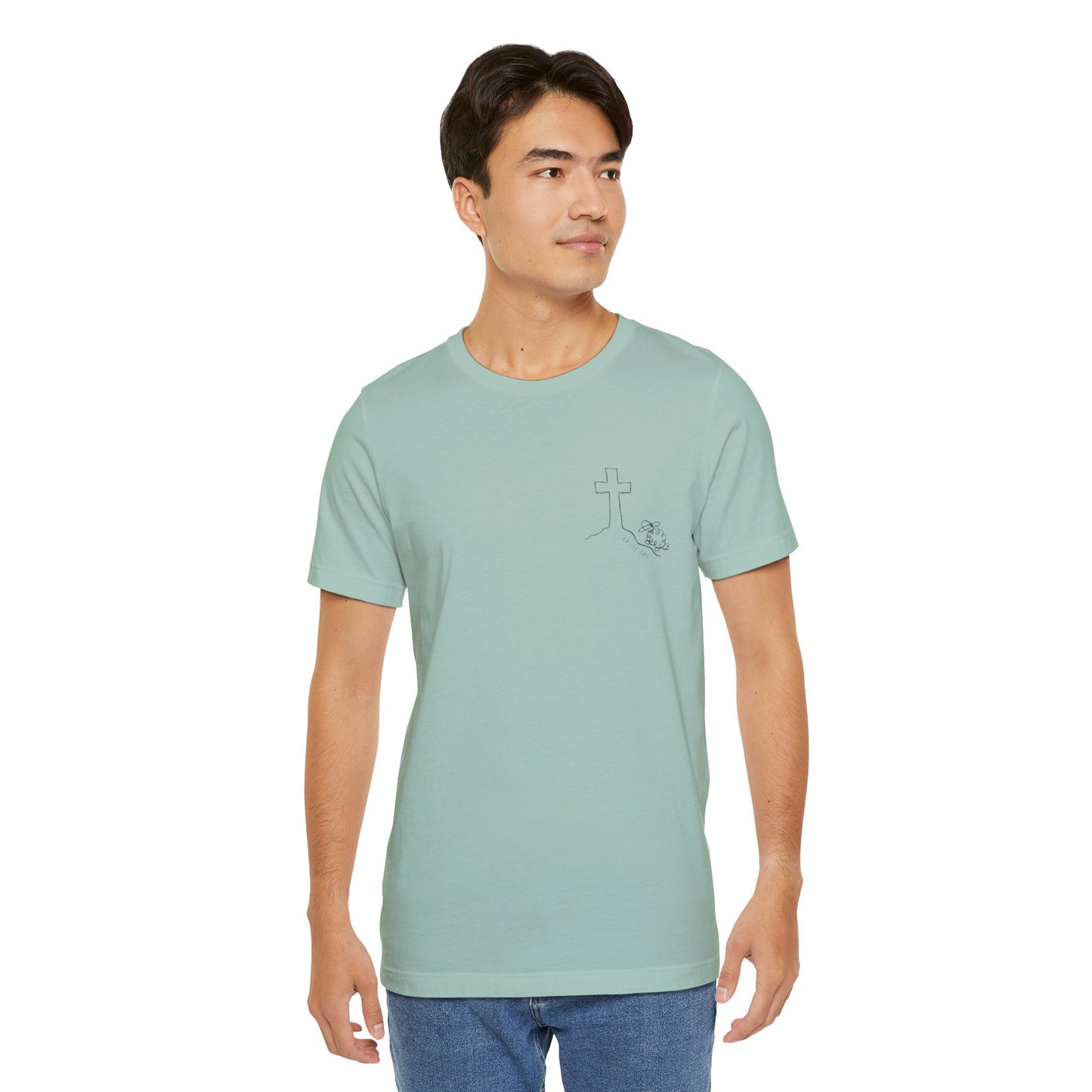 That They May Have Life Unisex Jersey Short Sleeve Tee