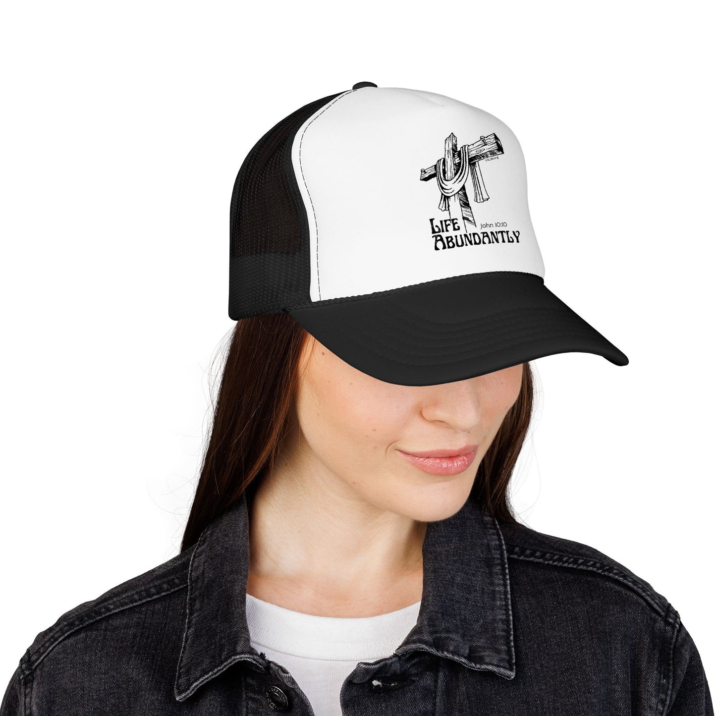 Life Abundantly Foam Trucker Hat