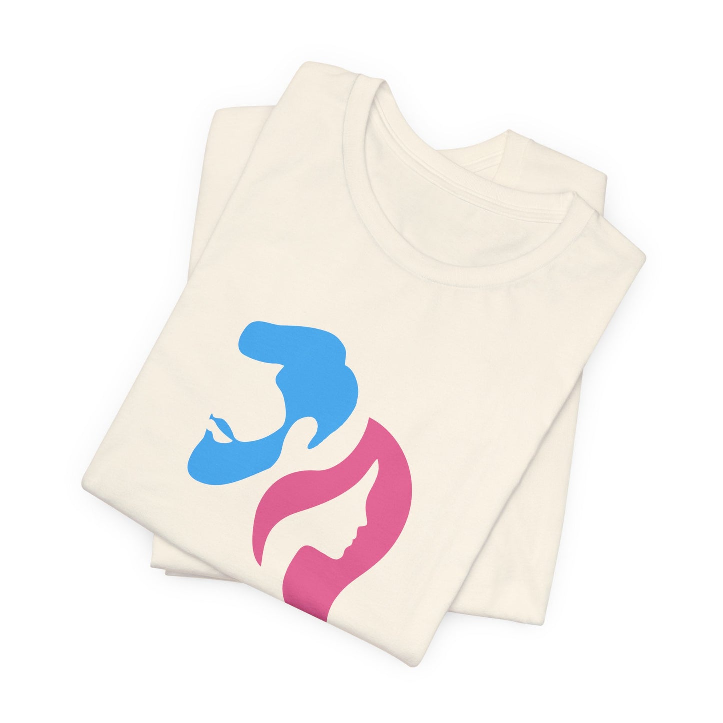 "Gender is a Gift" (faces) Unisex Jersey Short Sleeve Tee
