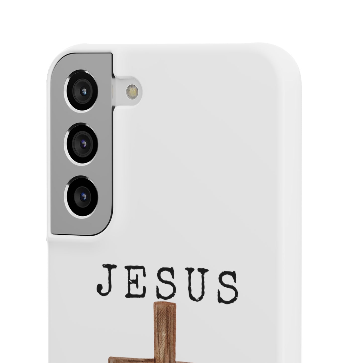Jesus Saved Me Snap Cases
