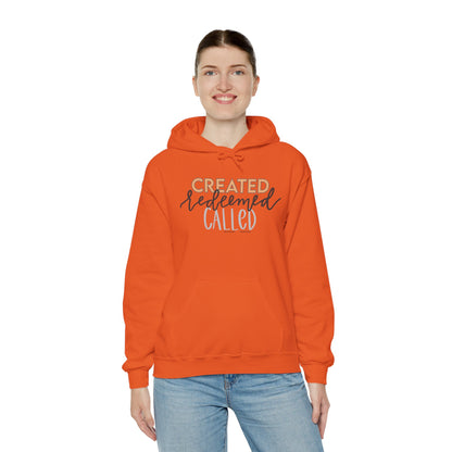 Created Redeemed Called Hooded Sweatshirt