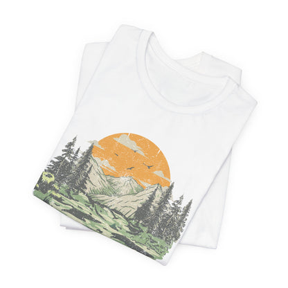 "Fatherhood is my Vocation" (mountains) Unisex Jersey Short Sleeve Tee