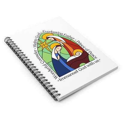 Names of the Savior Spiral Ruled Notebook