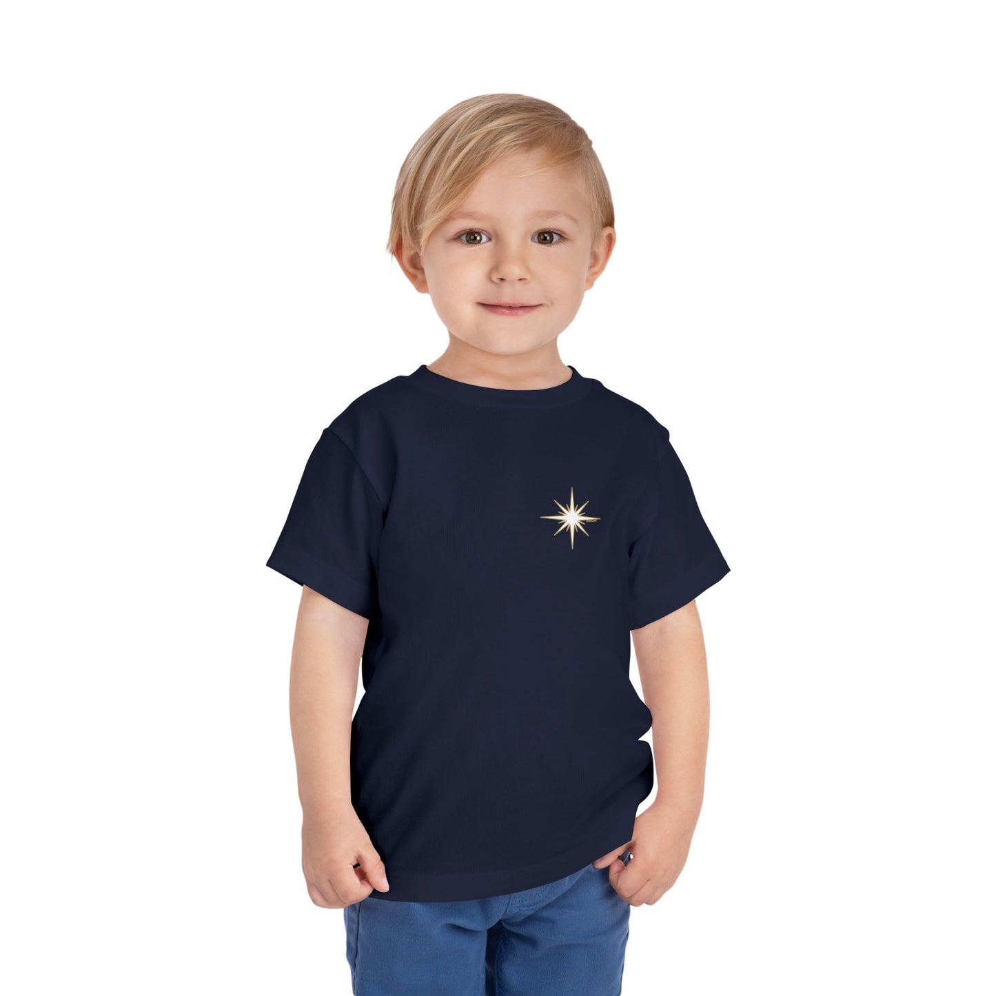 For We Saw His Star Toddler Short Sleeve Tee