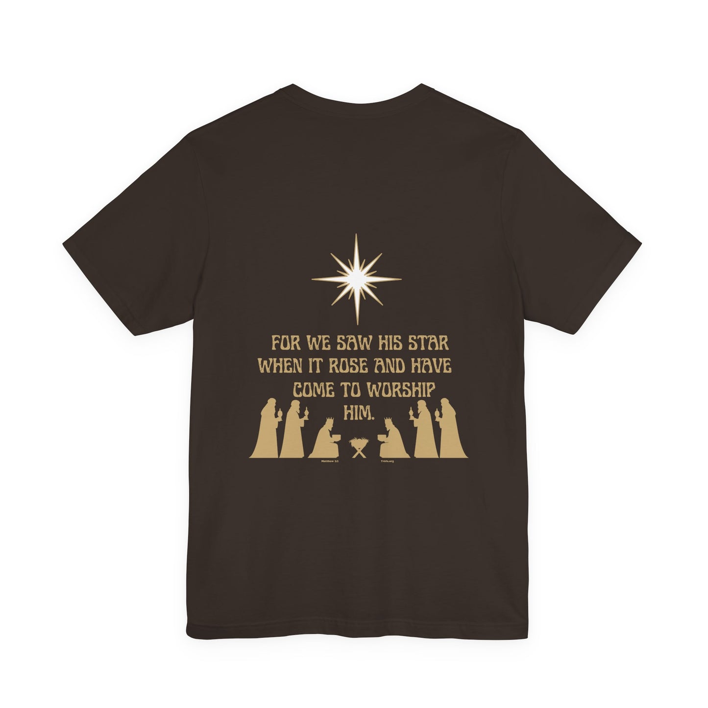 For We Saw His Star Short Sleeve Tee