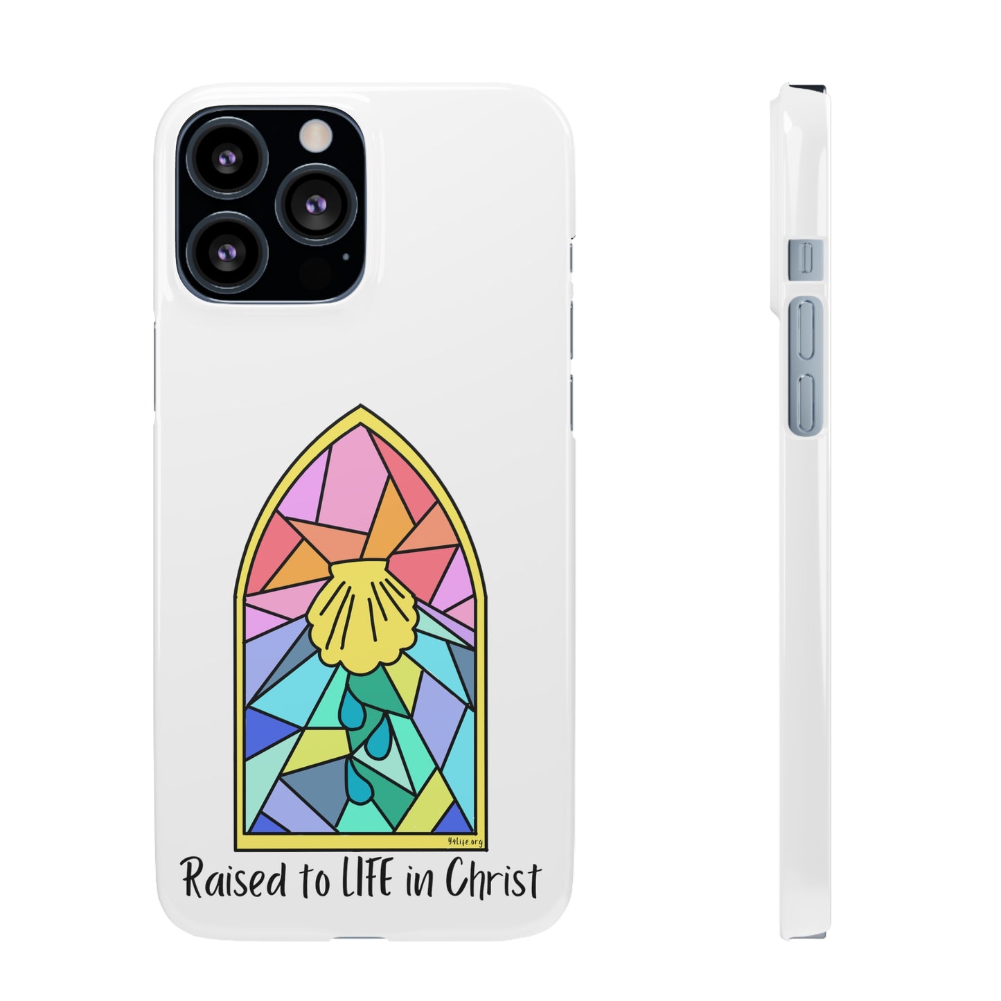 "Raised to Life in Christ" Snap Cases