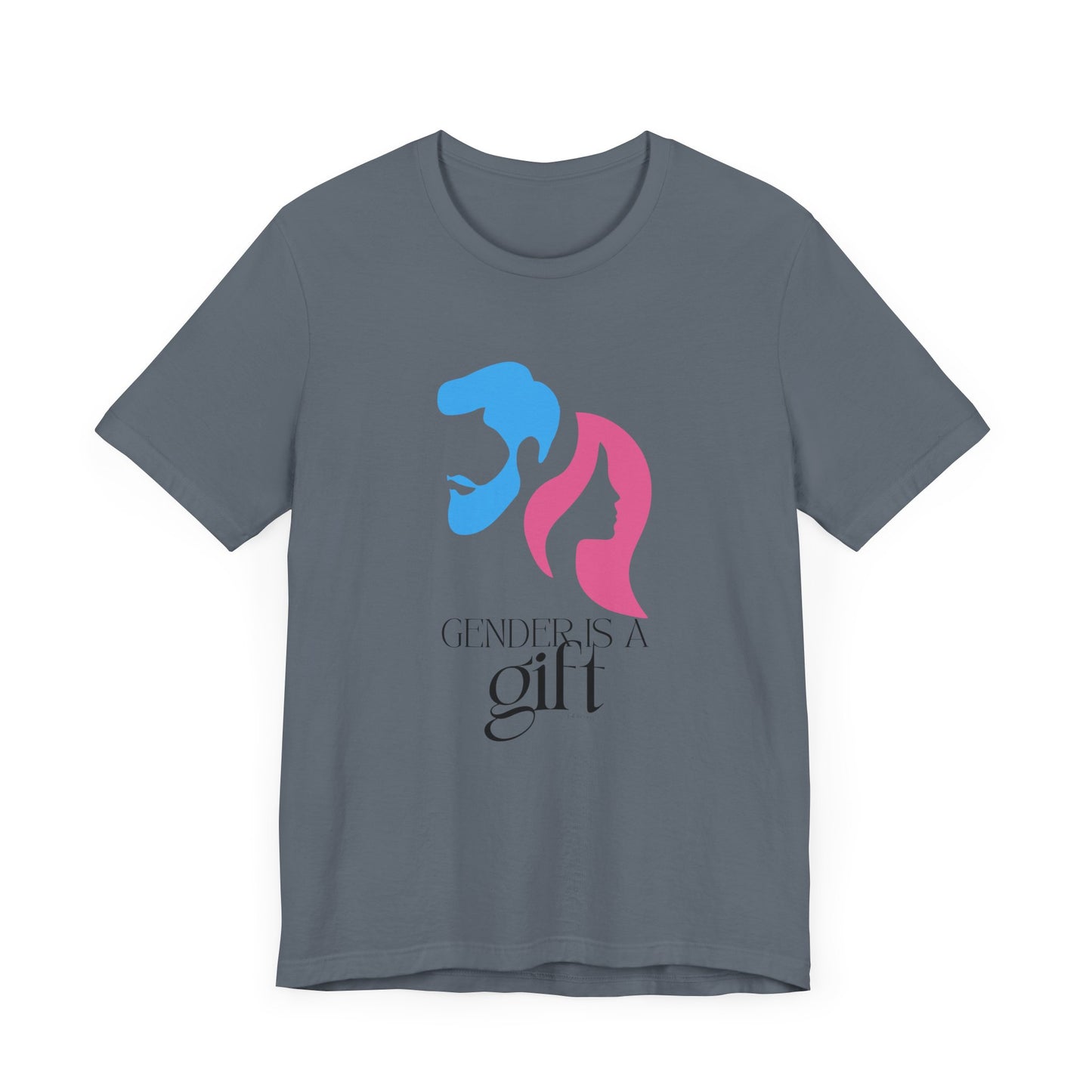 "Gender is a Gift" (faces) Unisex Jersey Short Sleeve Tee