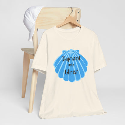 "Baptized into Christ" Unisex Jersey Short Sleeve Tee