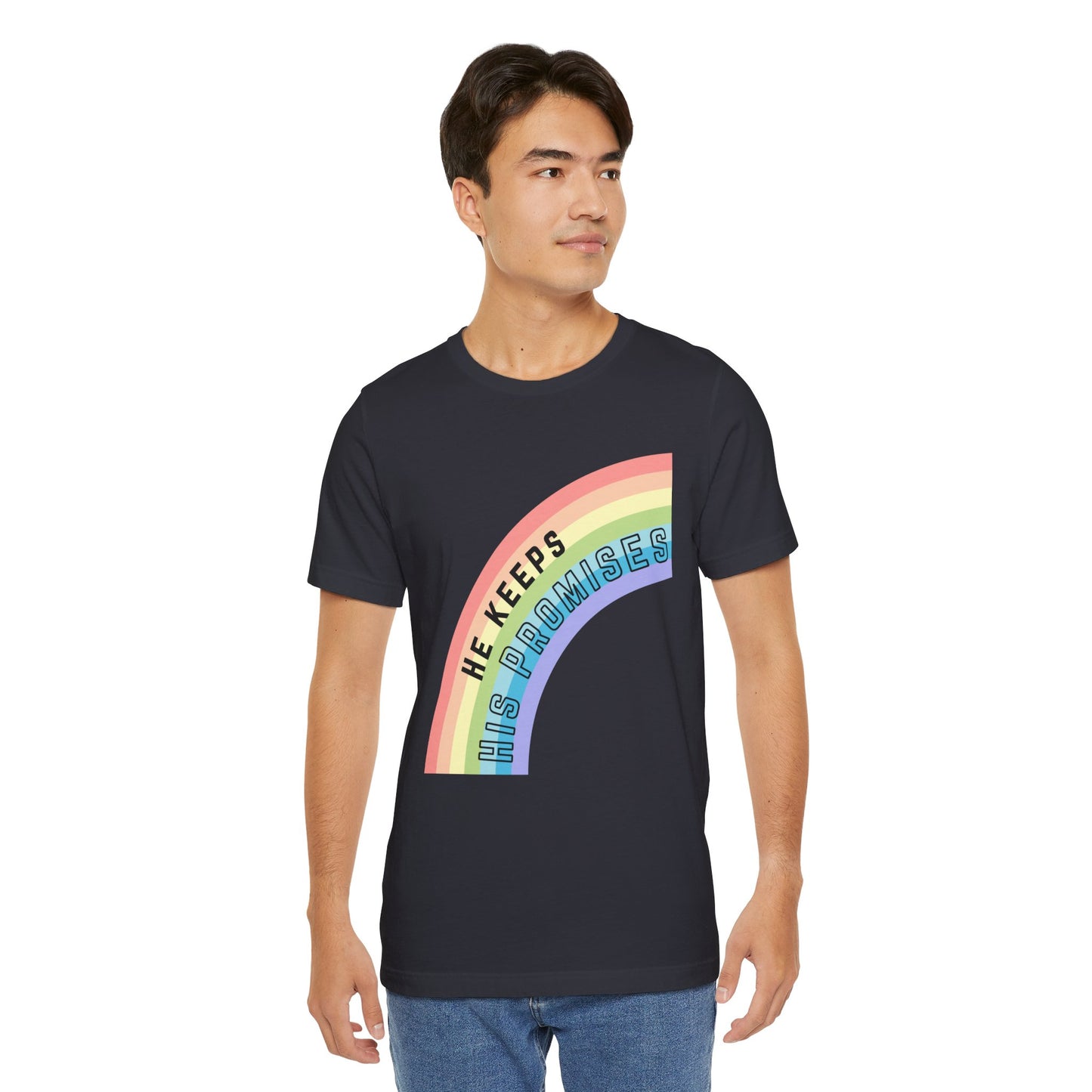 "He Keeps His Promises" Unisex Jersey Short Sleeve Tee