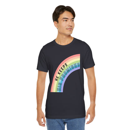 "He Keeps His Promises" Unisex Jersey Short Sleeve Tee