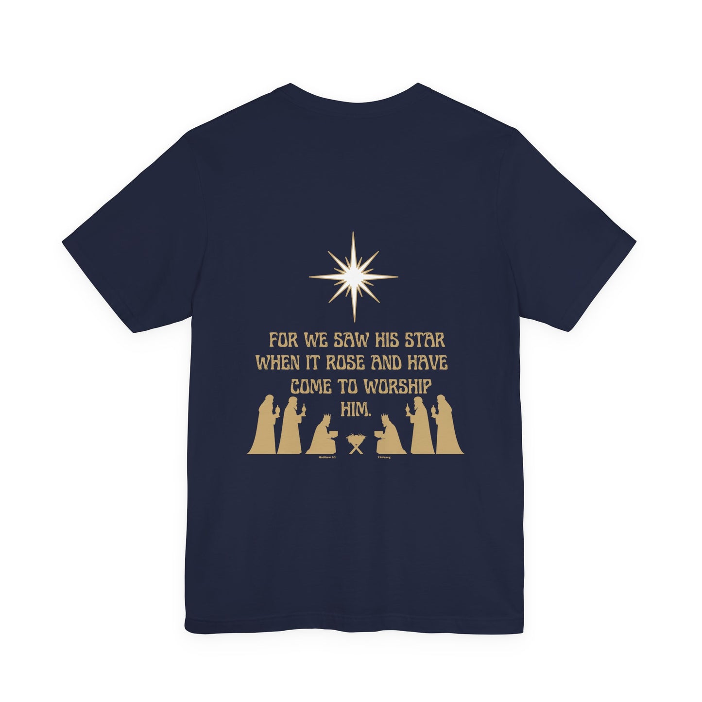 For We Saw His Star Short Sleeve Tee