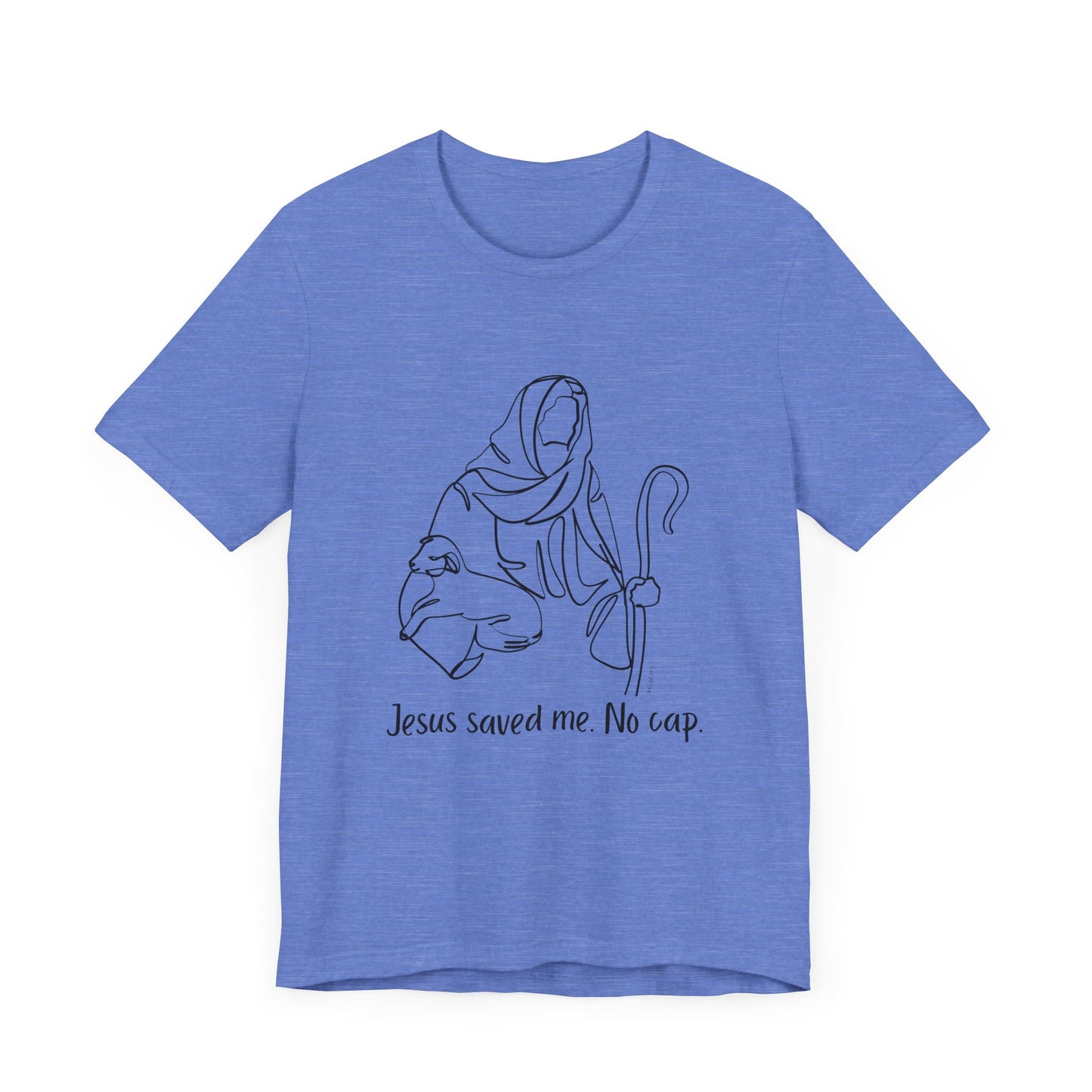 "Jesus Saved Me" Unisex Jersey Short Sleeve Tee