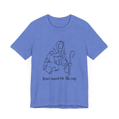"Jesus Saved Me" Unisex Jersey Short Sleeve Tee