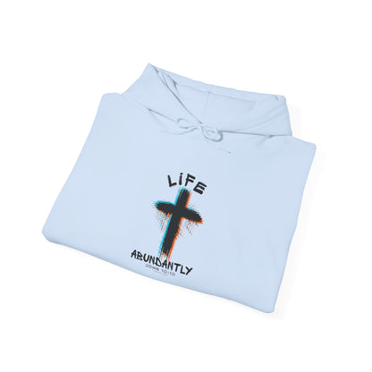Life Abundantly Multicolor Hooded Sweatshirt
